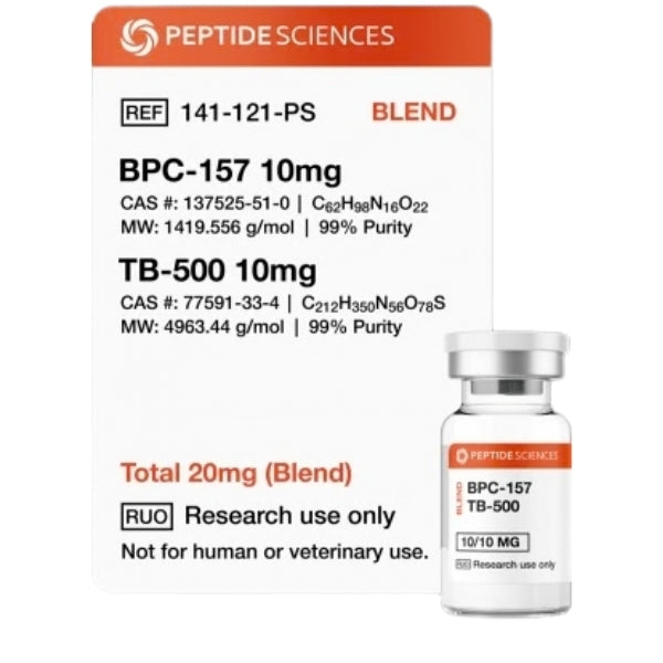 BPC-157, TB-500 Wolverine stack (Blend) 20mg  - Peptide Sciences