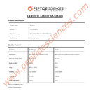 Hexarelin 5mg - Peptide Sciences - Peptídeo