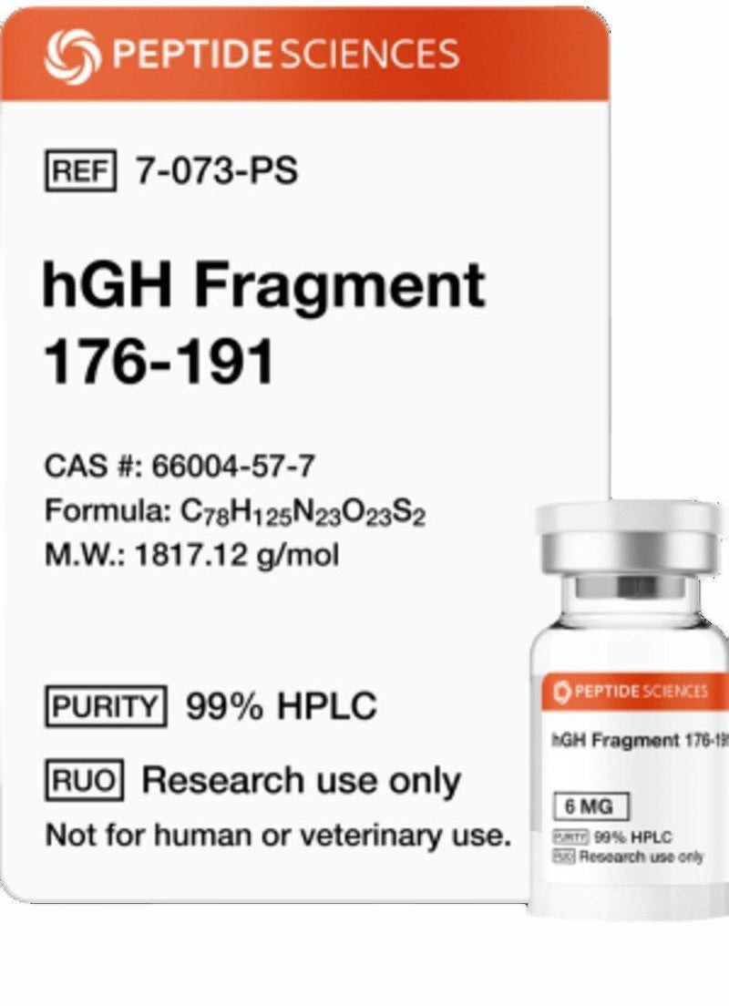hGH fragment 6 mg 176-191 - Peptide Sciences - Peptídeo