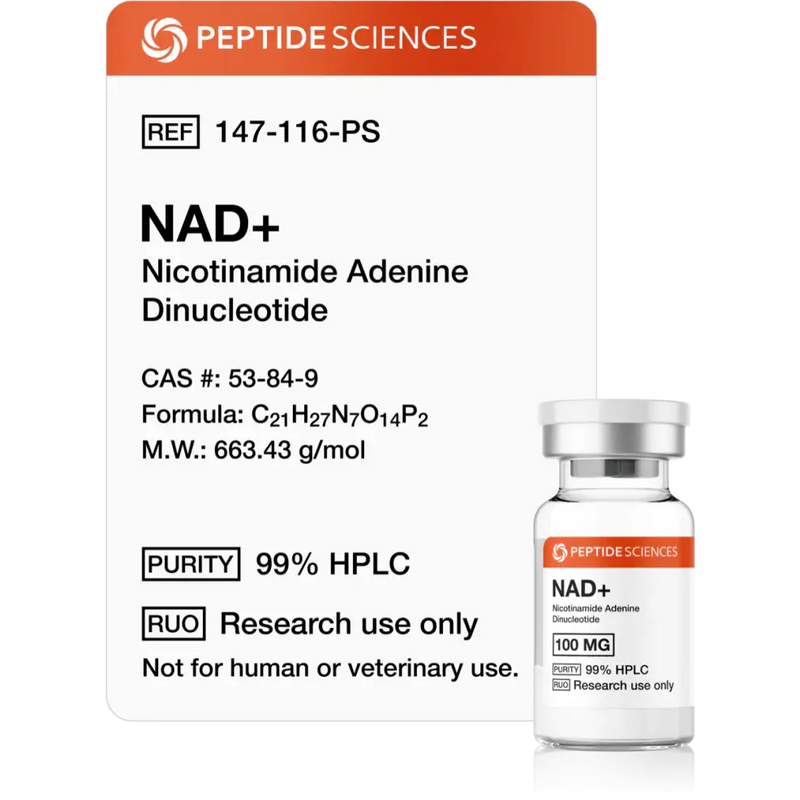 NAD+ 100 mg - Peptide Sciences - Peptídeo