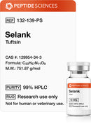 Selank 10mg - Peptide Sciences - Peptídeo