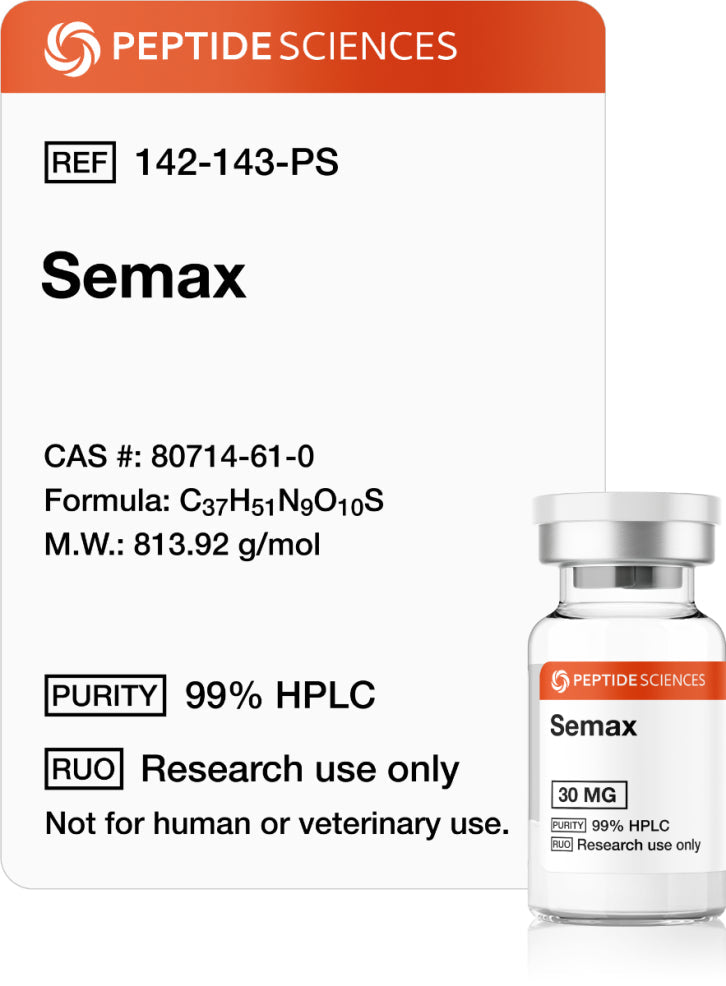 Semax 30 mg - Peptide Sciences - Peptídeo
