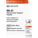 SS-31 10 mg - SS31 - Peptide Sciences - Peptídeo
