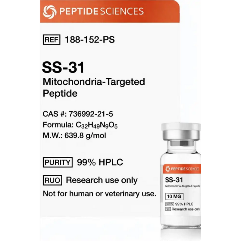 SS-31 10 mg - SS31 - Peptide Sciences - Peptídeo