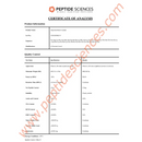 TB-500 (Thymosin Beta-4) (43aa) 5mg - Peptide Sciences - Peptídeo