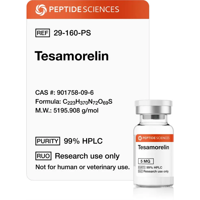 Tesamorelin 5 mg - Peptide Sciences - Peptídeo