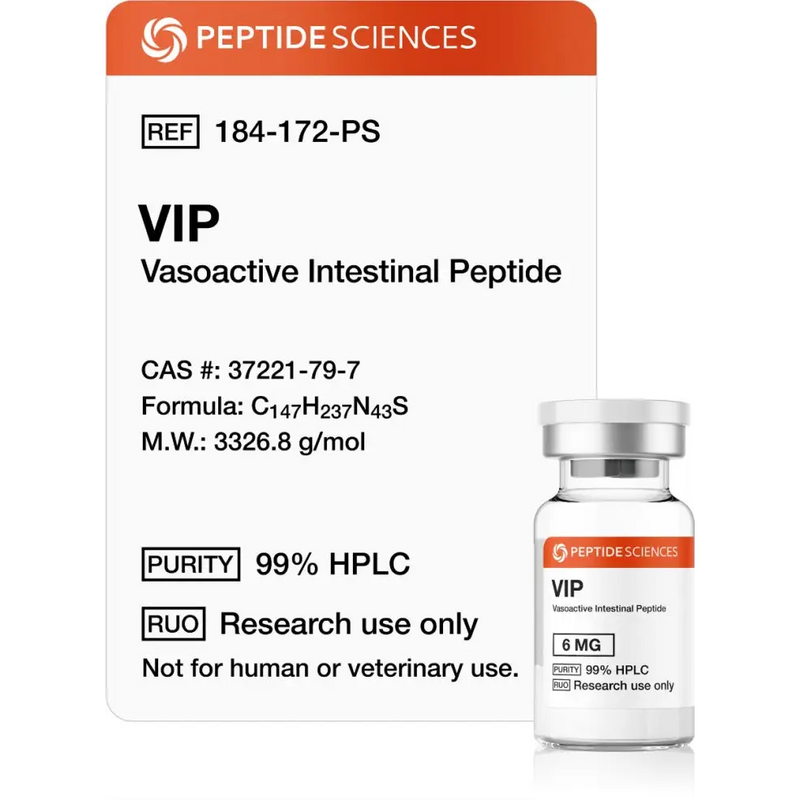 VIP 6mg - Peptide Sciences - Peptídeo